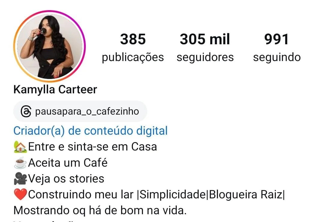 criar bio para instagram